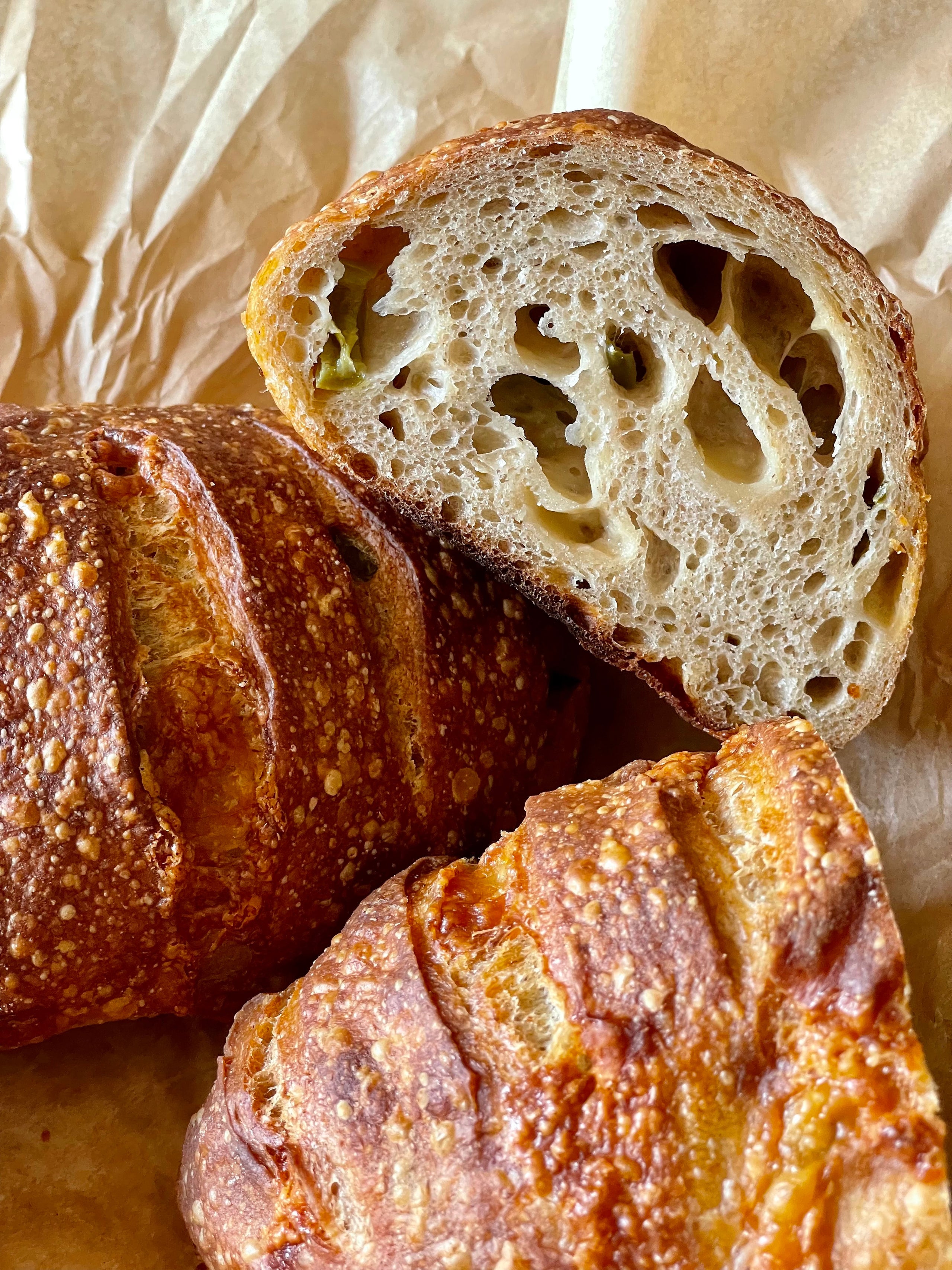 Gruyère jalapeño!!! Sat GOGUETTE BREAD